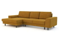 Narożniki|Comfort Line Narożnik rozkładany miodowy HARISON lewy