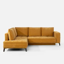 Narożniki|inny Narożnik rozkładany musztardowy SEGRE SET 2 lewy