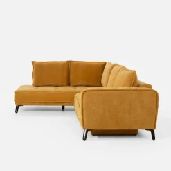 Narożniki|inny Narożnik rozkładany musztardowy SEGRE SET 2 lewy