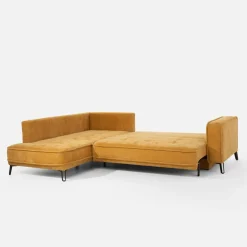 Narożniki|inny Narożnik rozkładany musztardowy SEGRE SET 2 lewy