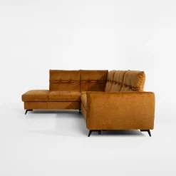 Agio Divani Narożnik rozkładany musztardowy GOJA lewy