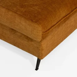 Narożniki|Agio Divani Narożnik rozkładany musztardowy GOJA prawy