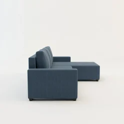 Narożniki|Exline Narożnik rozkładany niebieski ASNA