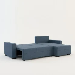 Narożniki|Exline Narożnik rozkładany niebieski ASNA