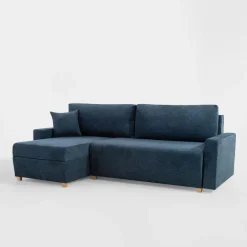 Narożniki|inny Narożnik rozkładany niebieski DIEGO