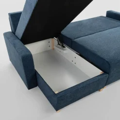 Narożniki|inny Narożnik rozkładany niebieski DIEGO