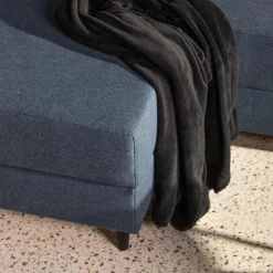 Narożnik rozkładany niebieski SATO