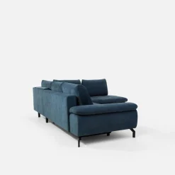 Narożniki|New Form Narożnik rozkładany niebieski VESPA L prawy