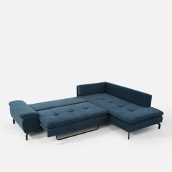 Narożniki|New Form Narożnik rozkładany niebieski VESPA L prawy