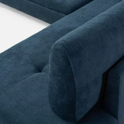 Narożniki|New Form Narożnik rozkładany niebieski VESPA L prawy