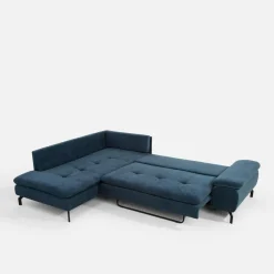 New Form Narożnik rozkładany niebieski VESPA L lewy