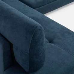 New Form Narożnik rozkładany niebieski VESPA L lewy