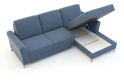 Narożniki|Exline Narożnik rozkładany niebieski TUCSON prawy