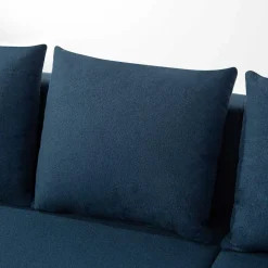 IMPERIAL-MEBLE (D.C.M. FRESH) Narożnik rozkładany niebieski LOGOS prawy