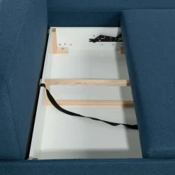 IMPERIAL-MEBLE (D.C.M. FRESH) Narożnik rozkładany niebieski LOGOS prawy