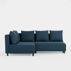 Narożniki|IMPERIAL-MEBLE (D.C.M. FRESH) Narożnik rozkładany niebieski LOGOS lewy