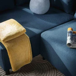 Narożniki|IMPERIAL-MEBLE (D.C.M. FRESH) Narożnik rozkładany niebieski LOGOS lewy