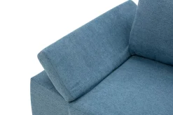 Narożnik rozkładany niebieski GARIX prawy