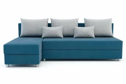 Narożnik rozkładany niebieski MARKUS