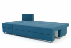 Narożnik rozkładany niebieski MARKUS