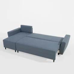 inny Narożnik rozkładany niebieski SATO