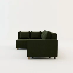 Comfort Line Narożnik rozkładany oliwkowy SPELLO lewy