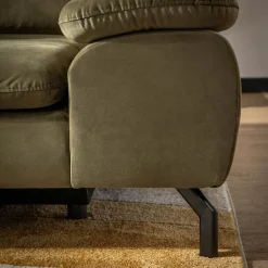 New Form Narożnik rozkładany oliwkowy VESPA lewy