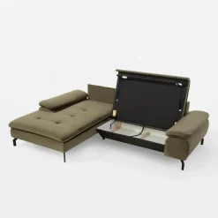 New Form Narożnik rozkładany oliwkowy VESPA lewy