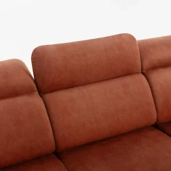 Narożniki| Narożnik rozkładany pomarańczowy AGO lewy