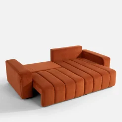 Comfort Line Narożnik rozkładany pomarańczowy ZOOM NEW