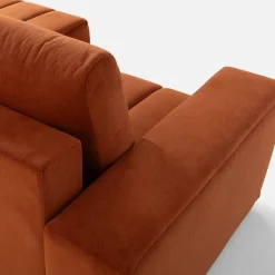 Comfort Line Narożnik rozkładany pomarańczowy ZOOM NEW