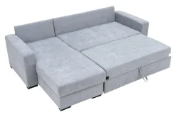 Exline Narożnik rozkładany popielaty MEDINA