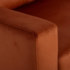 Narożnik rozkładany rudy ARES prawy