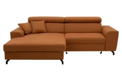 Exline Narożnik rozkładany rudy ROSSI lewy