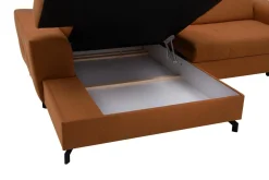 Exline Narożnik rozkładany rudy ROSSI lewy