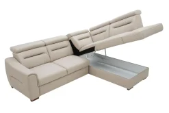 Trend Line Narożnik rozkładany skóra MONTREAL prawy