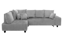 Narożniki|Comfort Line Narożnik rozkładany srebrny CALPE lewy