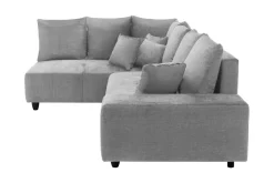 Narożniki|Comfort Line Narożnik rozkładany srebrny CALPE lewy