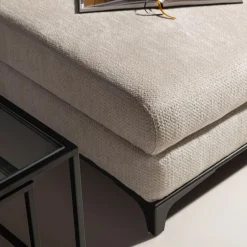 Instilo Narożnik rozkładany szarobeżowy BOLOGNA lewy