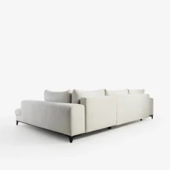 Instilo Narożnik rozkładany szarobeżowy BOLOGNA lewy