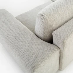 Instilo Narożnik rozkładany szarobeżowy BOLOGNA prawy