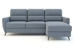 Narożniki|Inspire Narożnik rozkładany szaroniebieski SOLETO prawy