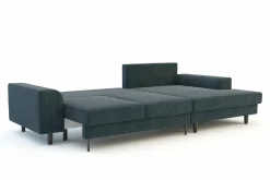 Narożniki|Comfort Line Narożnik rozkładany szaroniebieski HARISON prawy