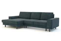 Comfort Line Narożnik rozkładany szaroniebieski HARISON lewy