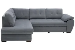 Narożniki|Exline Narożnik rozkładany szary ARUBA lewy