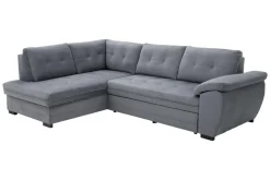 Narożniki|Exline Narożnik rozkładany szary ARUBA lewy