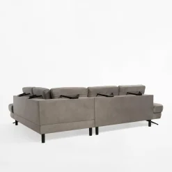 Narożniki|Werdomo Narożnik rozkładany szary APRILLE L prawy