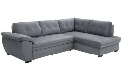 Exline Narożnik rozkładany szary ARUBA prawy