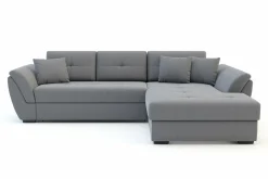 Narożniki|Exline Narożnik rozkładany szary BERISSO prawy