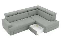 Fresh Narożnik rozkładany szary COMO prawy